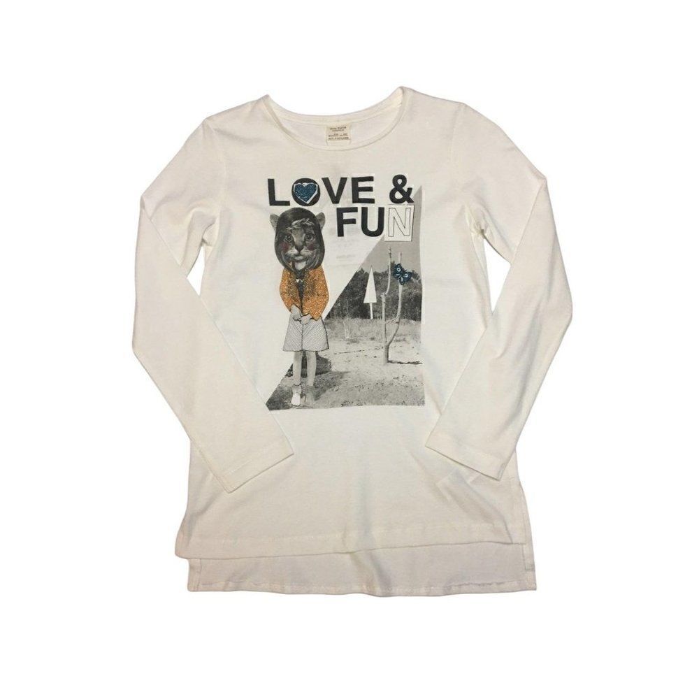 zara girls long sleeve shirt 9/10